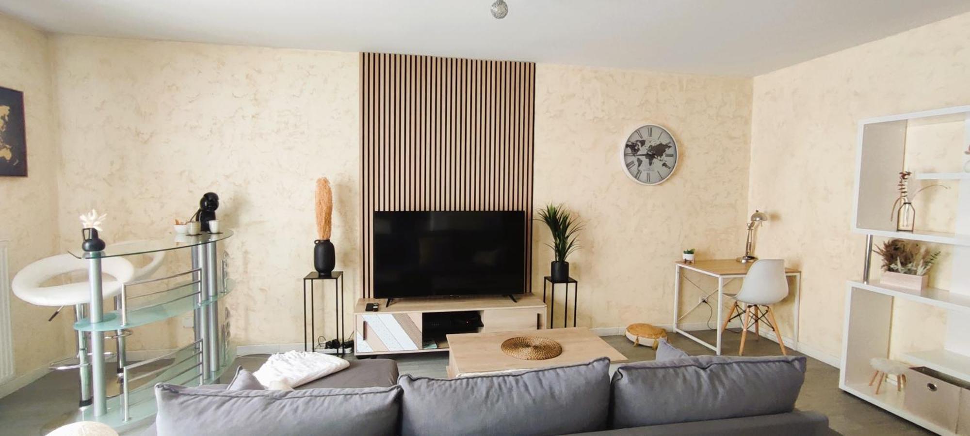 Appartement Les Allées du Château, proche Lyon Eurexpo Stade Saint-Priest  Esterno foto