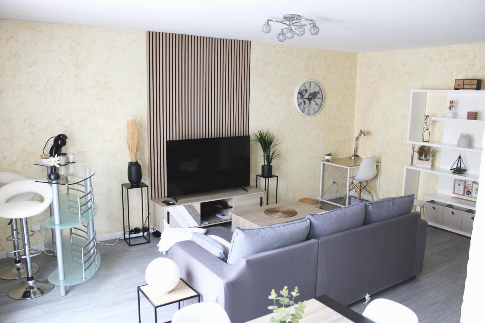 Appartement Les Allées du Château, proche Lyon Eurexpo Stade Saint-Priest  Esterno foto