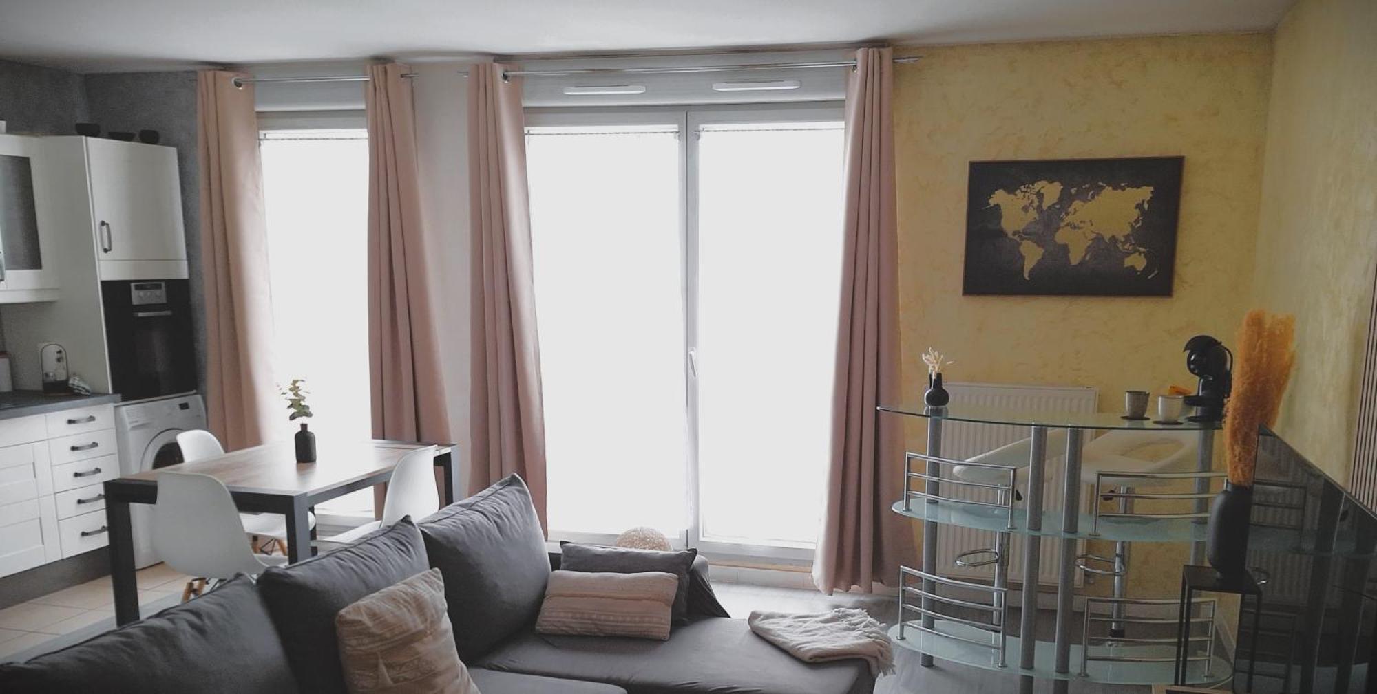 Appartement Les Allées du Château, proche Lyon Eurexpo Stade Saint-Priest  Esterno foto